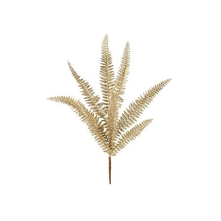 Foglia Felce Oro Glitter