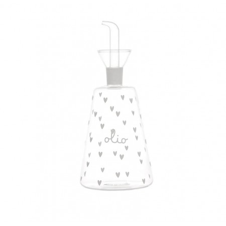 Bottiglia Conica Olio Cuori