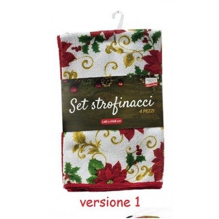 Set 4 Strofinacci spugna...