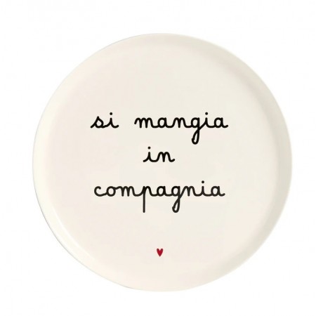 Piatto Pizza "Si mangia in...