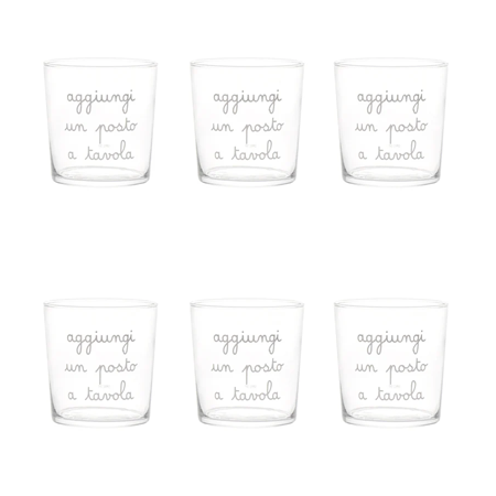 Set 6 Bicchieri Aggiungi un...
